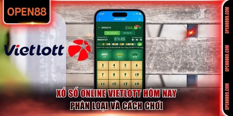 xổ số online Vietlott hôm nay